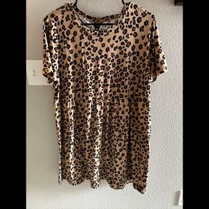 Leopard print dress
